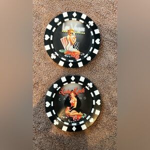 Flash sale MEGA PRICE DROP 💵🎲Vegas style poker chip wall decor